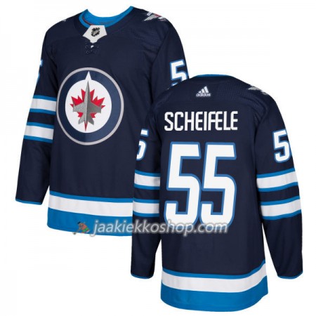 Miehille NHL Winnipeg Jets Pelipaita Mark Scheifele 55 Adidas 2017-2018 Laivastonsininen Authentic